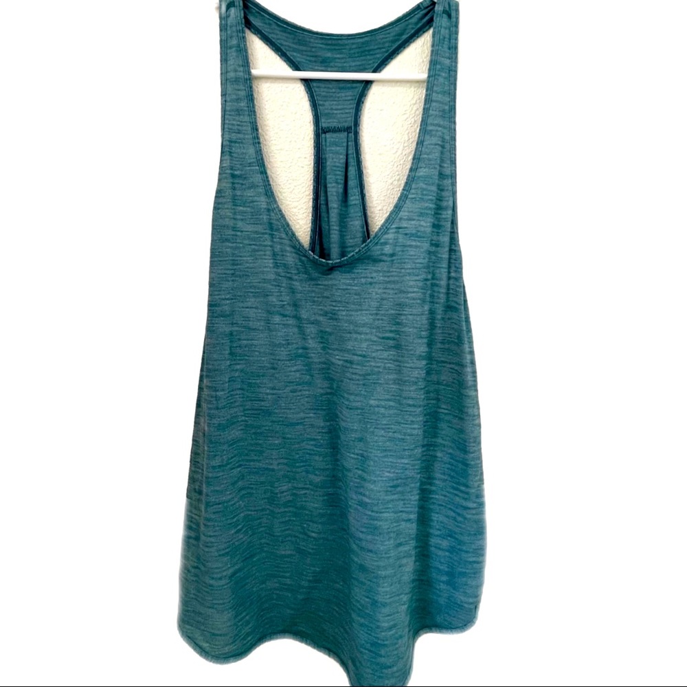 Lululemon scalloped 105 f singlet tank heathered slate 8